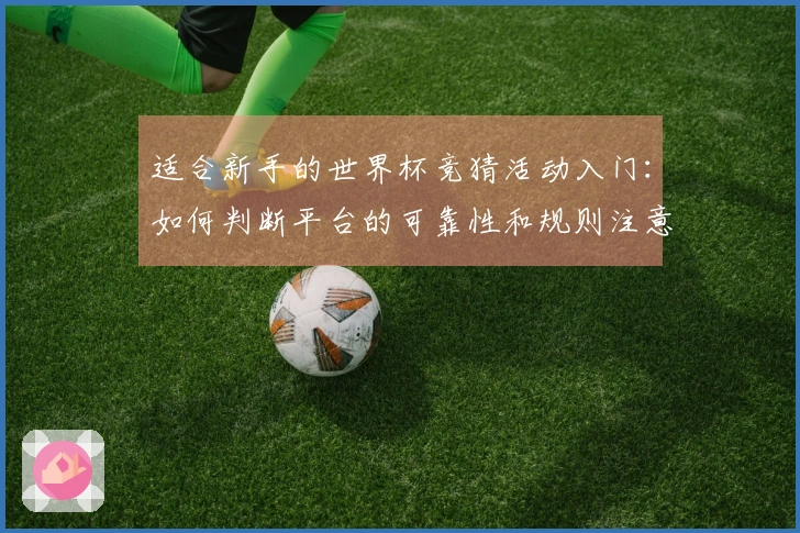 适合新手的世界杯竞猜活动入门：如何判断平台的可靠性和规则注意事项